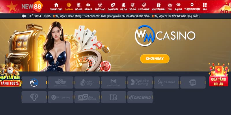 Những trò chơi đỉnh cao hấp dẫn nhất tại New88